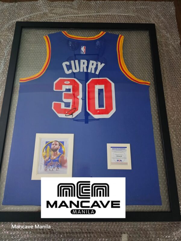 Stephen Curry CUSTOM Signed Jersey