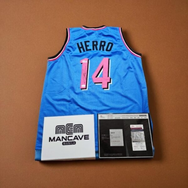 Tyler Herro Signed Custom Miami Heat Jersey (City Edition) - Image 7