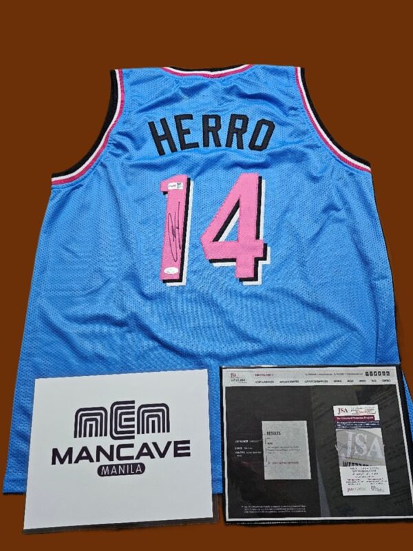 Tyler Herro Signed Custom Miami Heat Jersey (City Edition) - Image 4