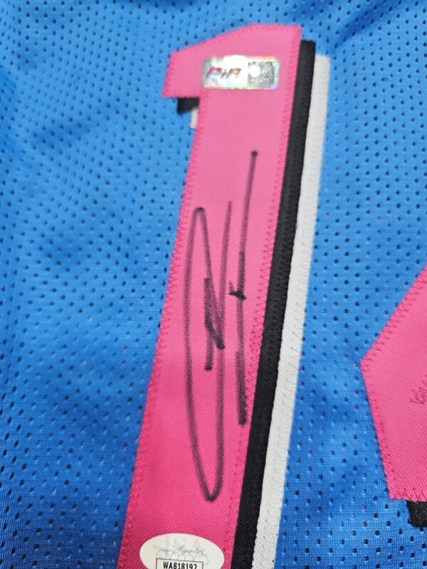 Tyler Herro Signed Custom Miami Heat Jersey (City Edition) - Image 5