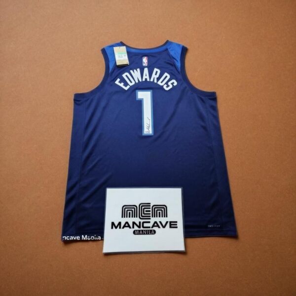 Anthony Edwards Signed Official Nike Swingman - Image 9