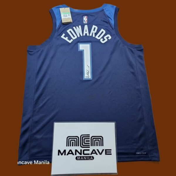 Anthony Edwards Signed Official Nike Swingman - Image 6