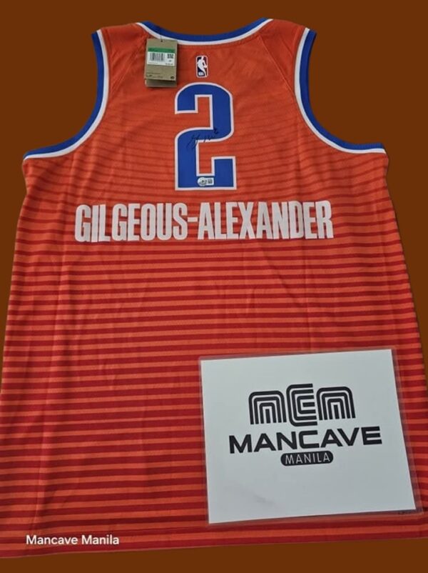 Shai Gilgeous Alexander OFFICIAL Nike Swingman Signed Jersey - Image 5