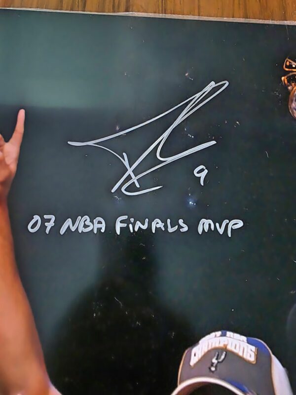 Tony Parker Autographed 16x20 Photo w/ "07 Finals MVP" Inscription - Image 4