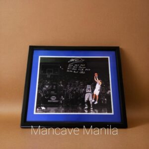 Ultra-Rare Dirk Nowitzki Signed & Inscribed 16x20 Photo Framed Fanatics Authenticated