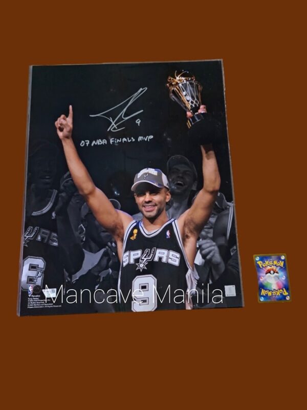 Tony Parker Autographed 16x20 Photo w/ "07 Finals MVP" Inscription - Image 5