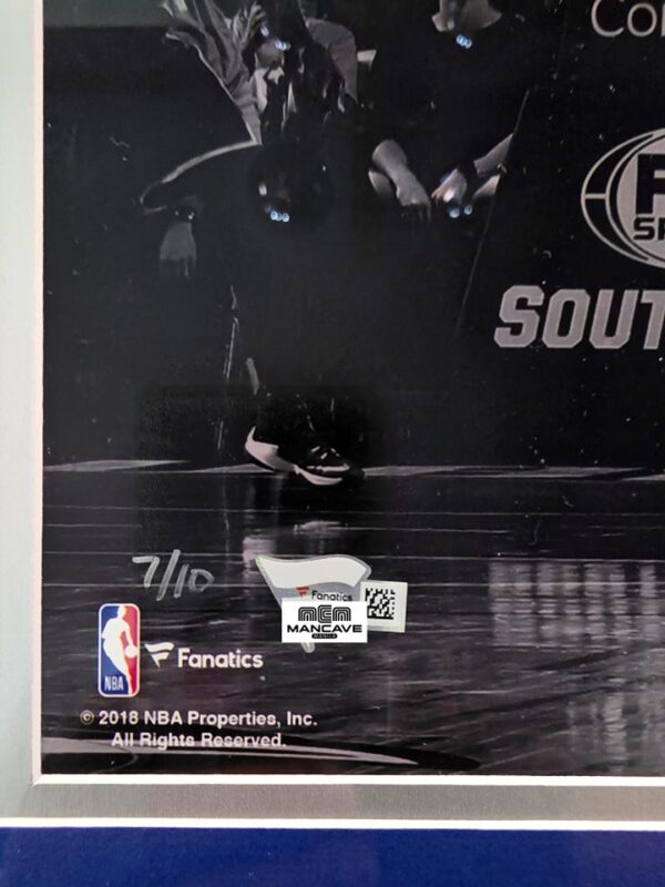 Ultra-Rare Dirk Nowitzki Signed & Inscribed 16x20 Photo Framed Fanatics Authenticated - Image 4