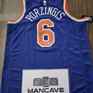 Kristaps Porzingis OFFICIAL Nike Swingman Signed Jersey