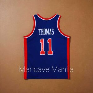 Isiah Thomas Detroit Pistons Fanatics Authentic Autographed Blue Mitchell and Ness Hardwood Classic Swingman Jersey