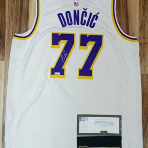 Luka Doncic Signed LA Lakers Nike Swingman Jersey (White)